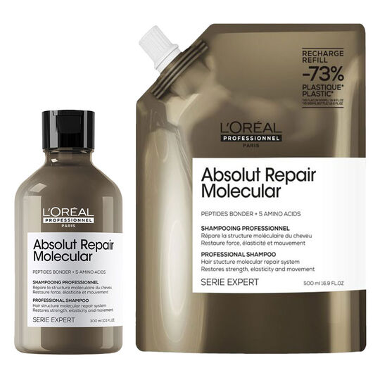 Duo recharge Absolut Repair Molecular + shampooing 300 ml