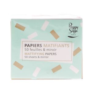 Papiers matifiants,  Papiers matifiants