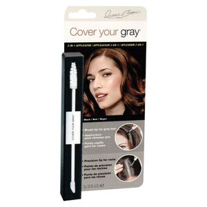 Mascara cheveux applicateur 2 en 1 Noir,  Mascara cheveux applicateur 2 en 1 Noir