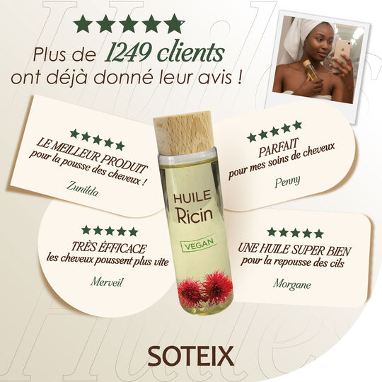 Huile de ricin 100ml