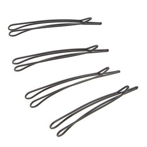 Lot de 4 barrettes noires