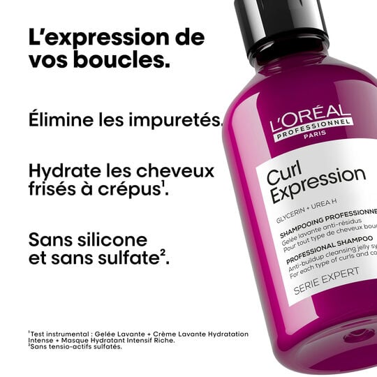 Shampooing gel&eacute;e lavante Curl Expression - Anti-r&eacute;sidus 500ml