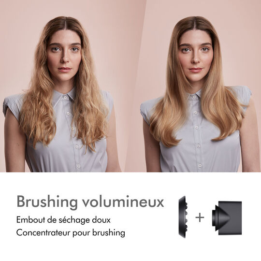 S&egrave;che-cheveux Supersonic cheveux raides &agrave; ondul&eacute;s