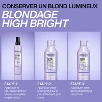Pr&eacute;-traitement illuminant pour cheveux blonds Blondage High Bright