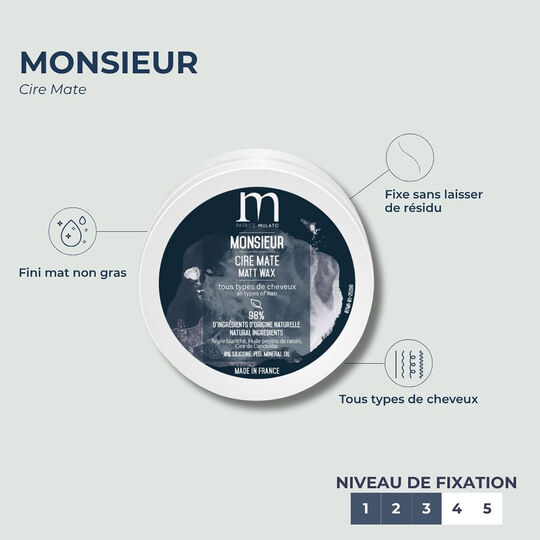 Cire mate Monsieur
