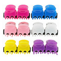 Mini pinces croco couleur 1.5cm