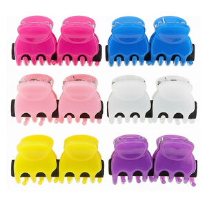 Mini pinces croco couleur 1.5cm