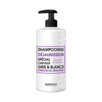 Shampooing déjaunisseur pour cheveux gris et blancs 1000ml