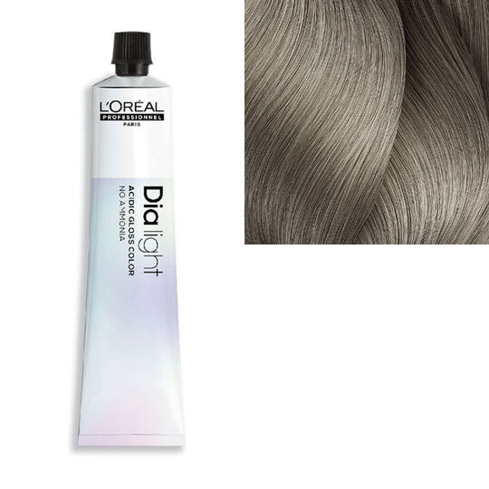 Coloration ton sur ton Dialight 9.18 milkshake blond tr&egrave;s clair cendr&eacute; moka