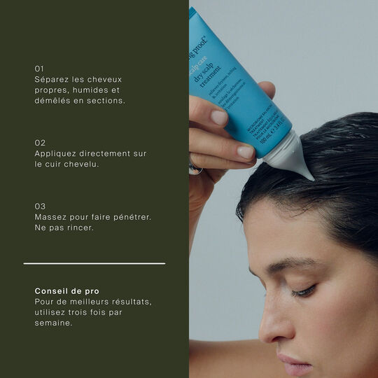 Soin traitant cuir chevelu sec