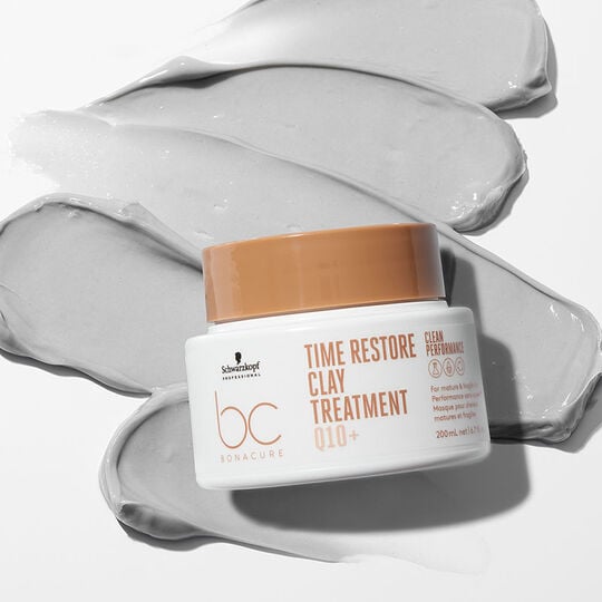 Masque argile renforçateur cheveux matures et fragilisés BC Time Restore,  Masque argile renforçateur cheveux matures et fragilisés BC Time Restore