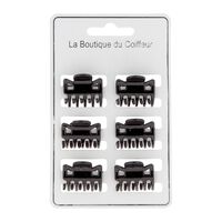 Petites pinces croco noir,  Petites pinces croco noir