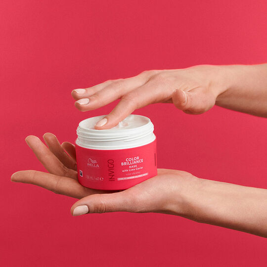 Masque cheveux color&eacute;s fins &agrave; normaux Invigo Color Brilliance 150ml