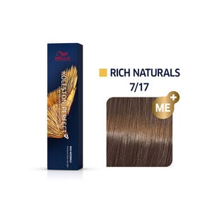 Coloration permanente Koleston Perfect Me+ 7/17 blond cendré marron,  Coloration permanente Koleston Perfect Me+ 7/17 blond cendré marron