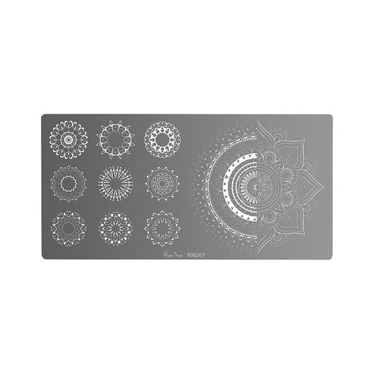 Plaque de stamping Mandala,  Plaque de stamping Mandala
