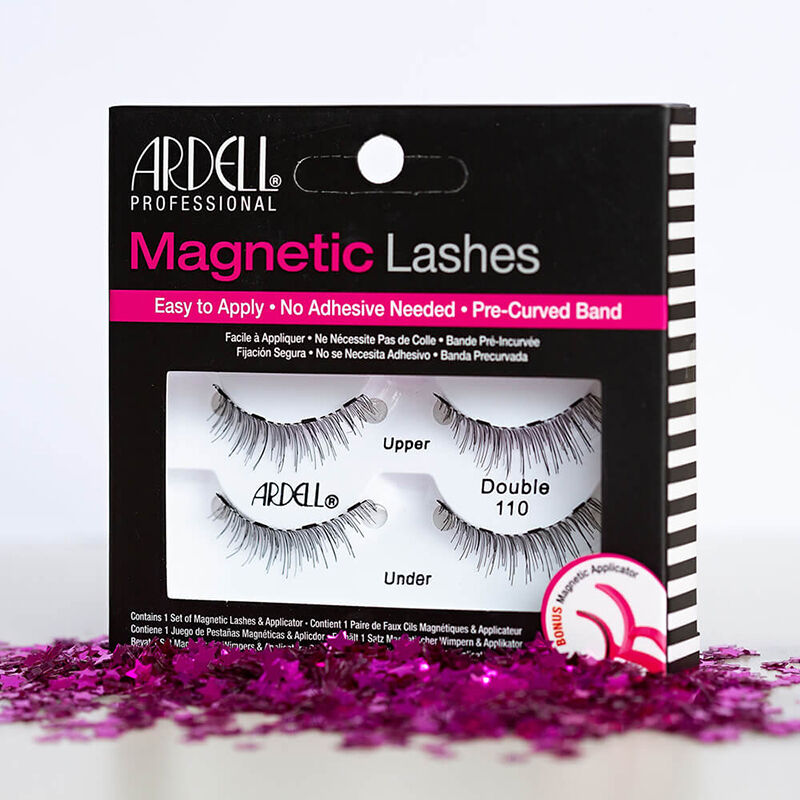 QUEWEL Magnetische Wimpern Set – 1 Paar Wiederverwendbare Fake Lashes, Ohne Kleber, Mit Applikator
