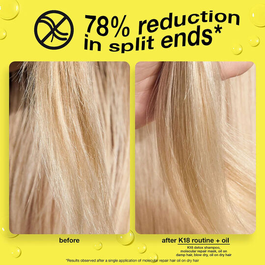 Routine cheveux d&eacute;toxifi&eacute;s + r&eacute;par&eacute;s
