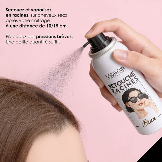 Spray retouche racines Brun