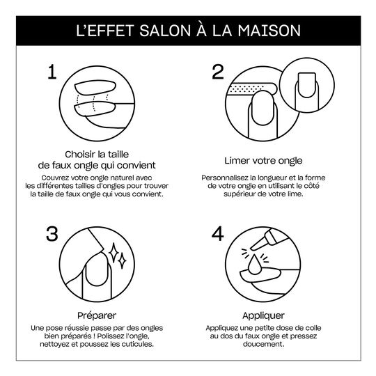 Faux ongles xpress/on let it pink in