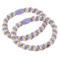 &Eacute;lastiques tiss&eacute;s sans m&eacute;tal violet clair