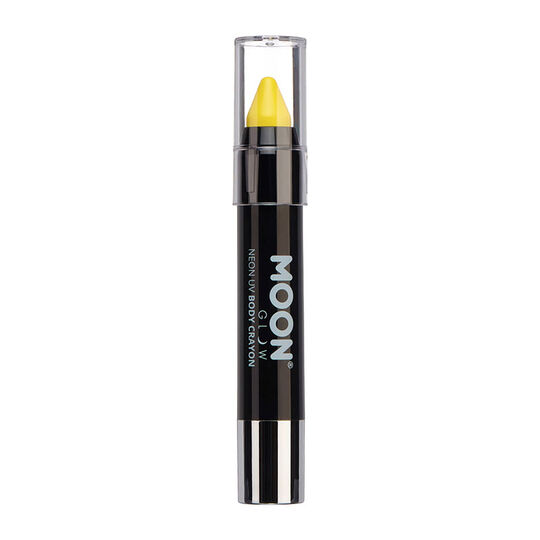 Crayon n&eacute;on corps et visage Moon Glow jaune