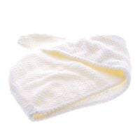 Serviette microfibre blanc cr&egrave;me