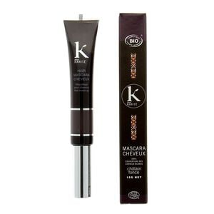 Mascaras cheveux Ton/Ton couverture cheveux blancs Châtain Foncé,  Mascaras cheveux Ton/Ton couverture cheveux blancs Châtain Foncé