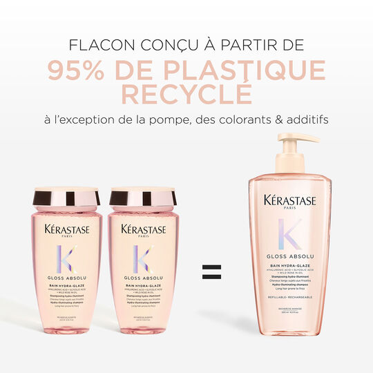 Bain Hydra-Glaze Gloss Absolu 500ml rechargeable