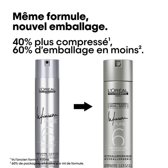 Laque Infinium Pure fixation souple 300ml