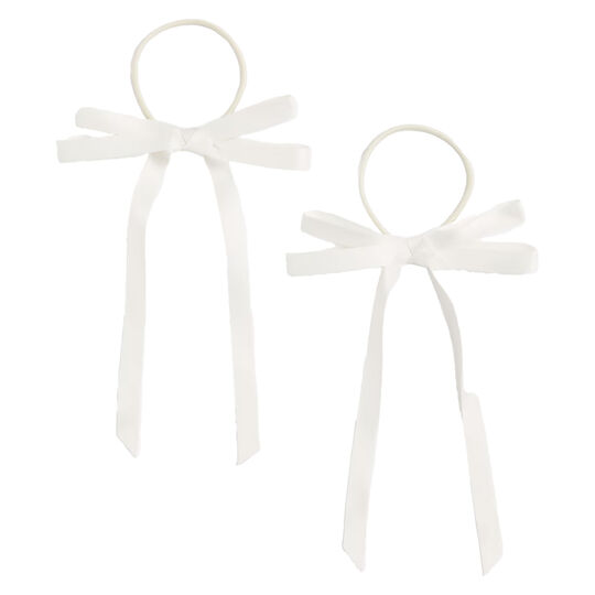 &Eacute;lastiques &agrave; ruban blanc cr&egrave;me