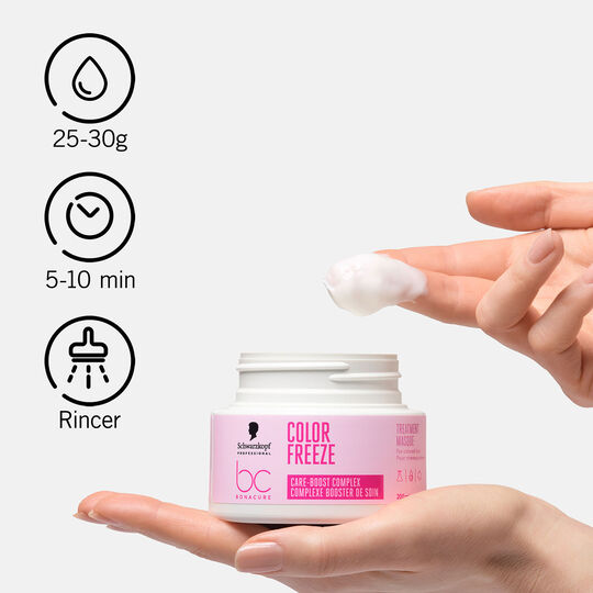 Masque pour cheveux color&eacute;s BC Color Freeze