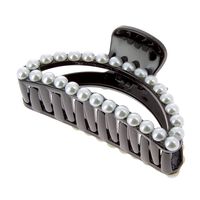 Pince croco à perles demi-lune