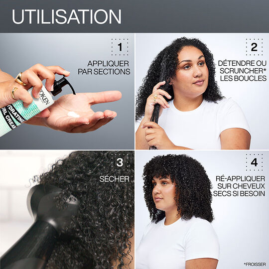 Cr&egrave;me d&eacute;finition des boucles et hydratation Curl Stylers