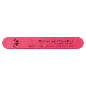 Mini lime &agrave; ongles n&eacute;on ongles naturels 180/240 pink