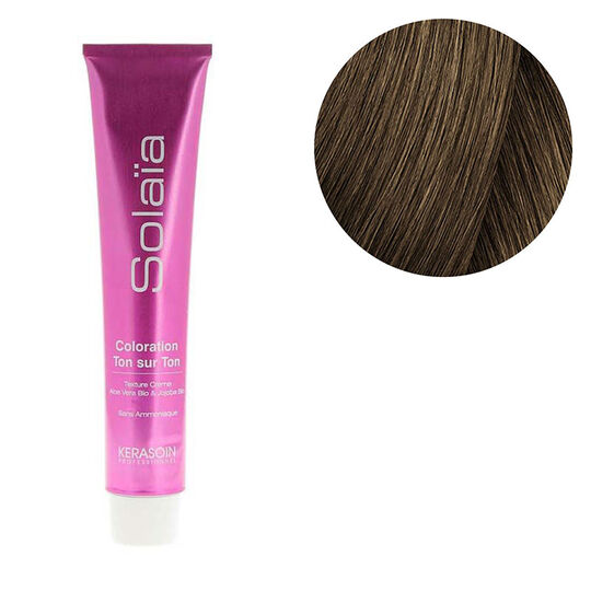 Coloration ton sur ton Sola&iuml;a 7.0 blond