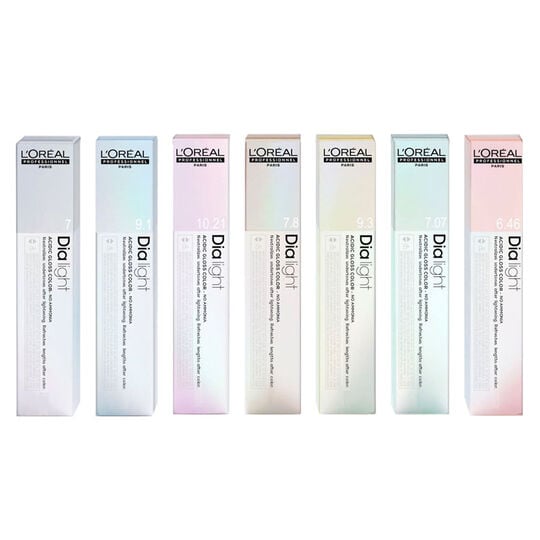 Coloration ton sur ton Dialight Acidic Gloss Color 8.1 blond clair cendré