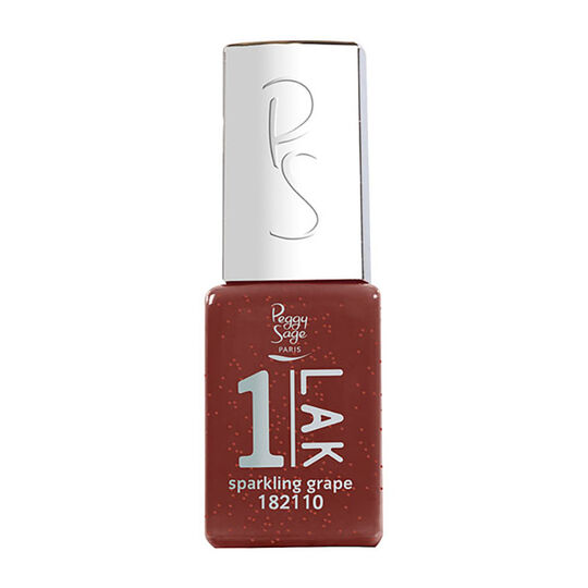 1-LAK vernis semi-permanent 3 en 1 sparkling grape