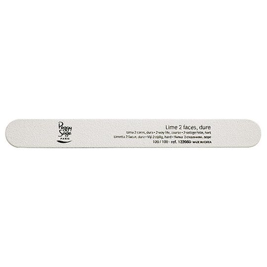 Lime &agrave; ongles 2 faces lavable 100/100 blanc, pour ongles naturels