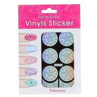 Pochoir vinyl coeur pour ongles
