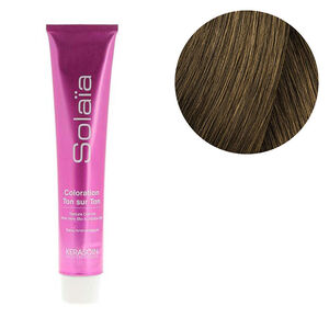 Coloration ton sur ton Sola&iuml;a 6.3 blond fonc&eacute; dor&eacute;