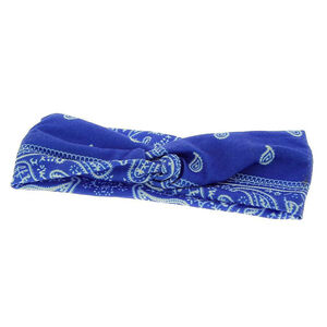 Bandeau bandana enfant bleu
