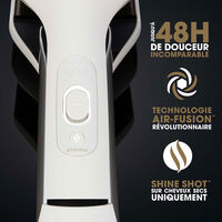 Lisseur s&eacute;chant Duet Style blanc