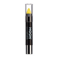 Crayon néon corps et visage Moon Glow jaune,  Crayon néon corps et visage Moon Glow jaune