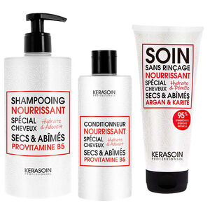 Rituel trio nourrissant cheveux secs et ab&icirc;m&eacute;s