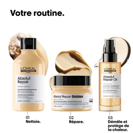 Masque restructurant l&eacute;ger Absolut Repair Gold 250 ml