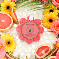 &Eacute;ponge de bain infus&eacute;e pamplemousse cassis