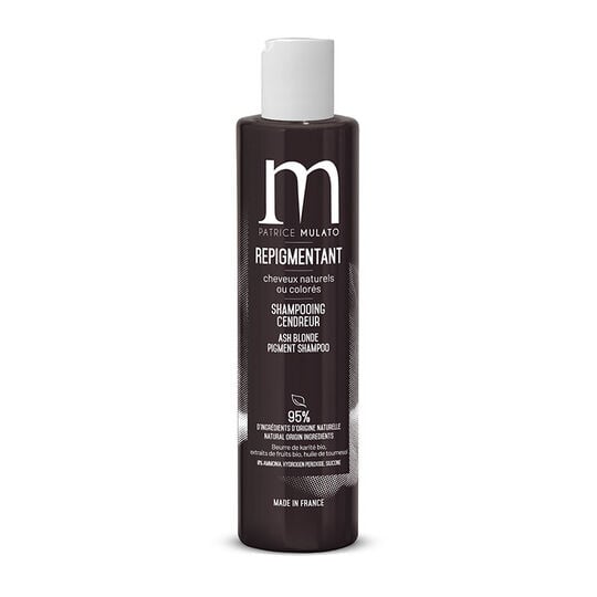 Shampooing repigmentant cheveux naturels ou colorés cendreur