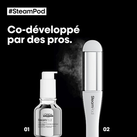 Soin lissant professionnel 3-en-1 SteamPod