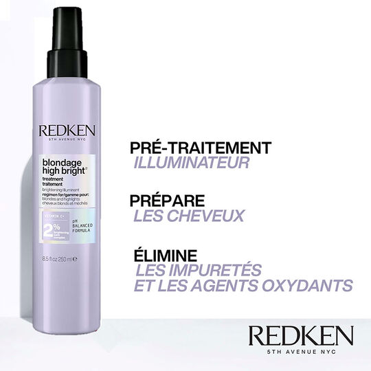 Pr&eacute;-traitement illuminant pour cheveux blonds Blondage High Bright