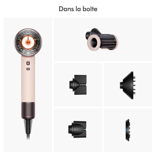S&egrave;che-cheveux Supersonic Nural cheveux raides &agrave; ondul&eacute;s